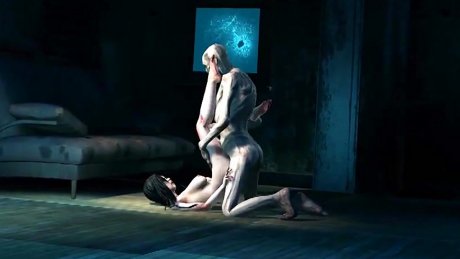 Любовь после апокалипсиса — выжившая и зомби находят способ получить удовольствие! Секс с зомби!